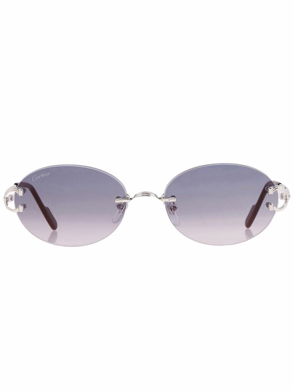 New CARTIER CLASSIC C MOTIF Oval Sunglasses CT0551S 003 Authentic